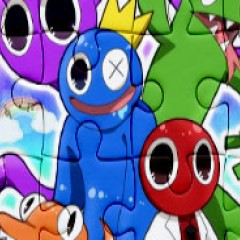 Rainbow Friend Cartoon Jigsaw